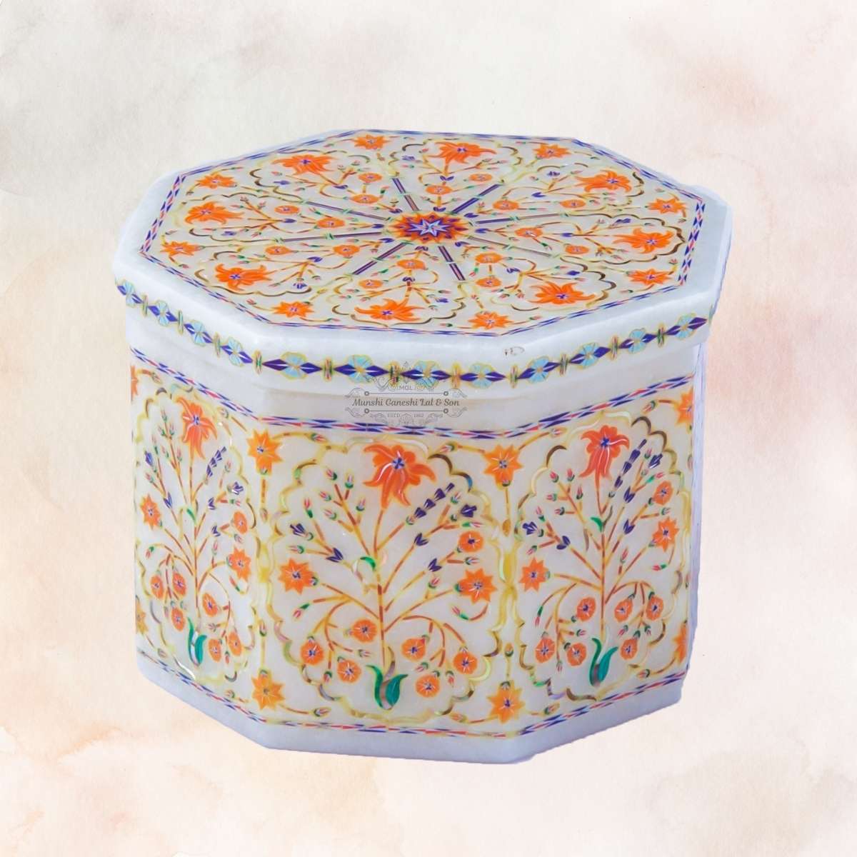 Full Height Marble Jewellery Box